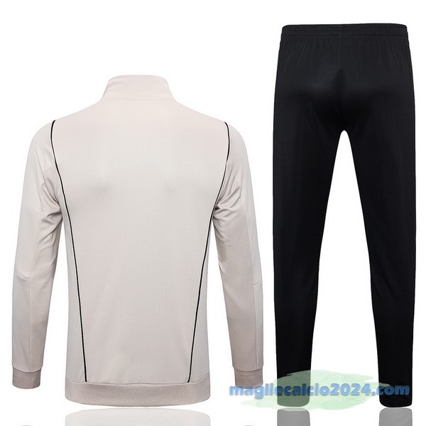 Set Completo Ropa Deportiva Con Cremallera Larga Germania 2022 Giallo Nero Poco Prezzo