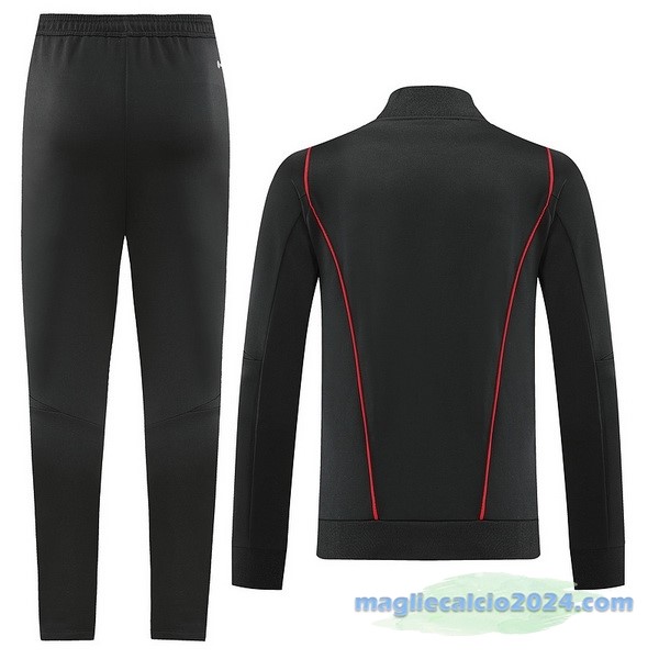 Set Completo Ropa Deportiva Con Cremallera Larga Germania 2022 Nero Poco Prezzo
