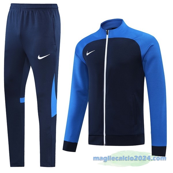 Set Completo Ropa Deportiva Con Cremallera Larga Nike 2022 2023 III Azul Poco Prezzo