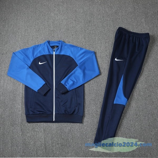 Set Completo Ropa Deportiva Con Cremallera Larga Nike 2022 2023 III Azul Poco Prezzo