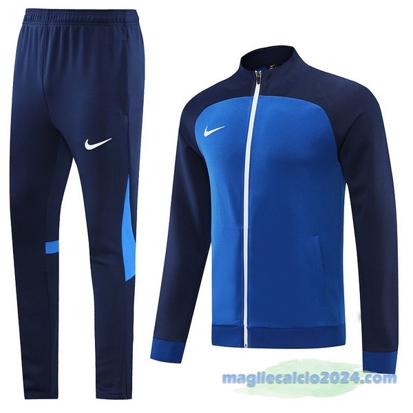 Set Completo Ropa Deportiva Con Cremallera Larga Nike 2022 2023 II Azul Poco Prezzo