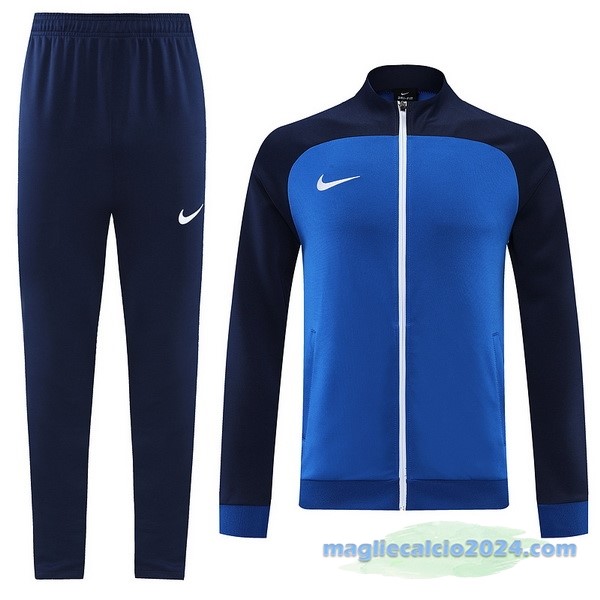 Set Completo Ropa Deportiva Con Cremallera Larga Nike 2022 2023 II Azul Poco Prezzo