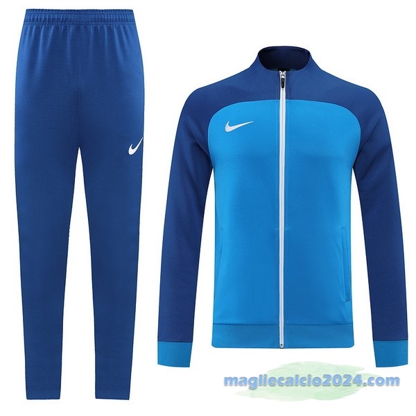 Set Completo Ropa Deportiva Con Cremallera Larga Nike 2022 2023 I Azul Poco Prezzo