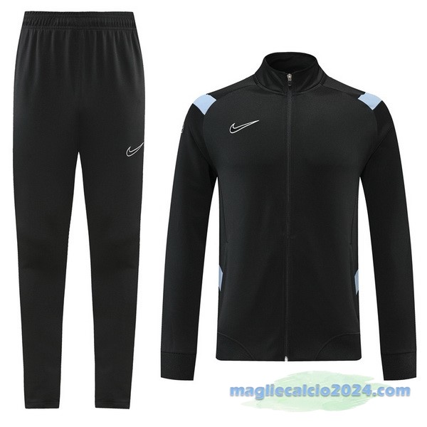 Set Completo Ropa Deportiva Con Cremallera Larga Nike 2022 2023 Nero Poco Prezzo
