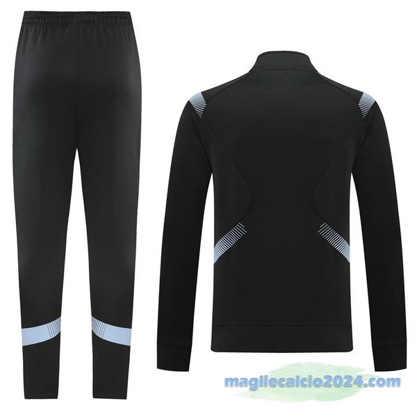 Set Completo Ropa Deportiva Con Cremallera Larga Nike 2022 2023 Nero Poco Prezzo