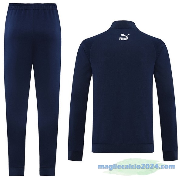 Set Completo Ropa Deportiva Con Cremallera Larga PUMA 2022 2023 Azul I Navy Poco Prezzo