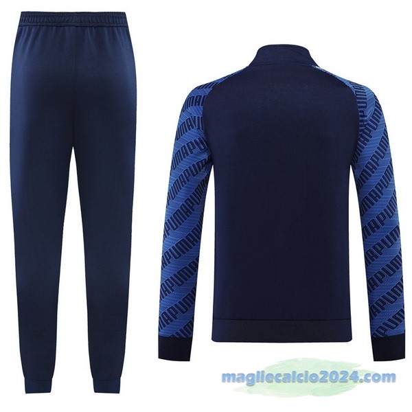 Set Completo Ropa Deportiva Con Cremallera Larga PUMA 2022 2023 Azul Navy Poco Prezzo