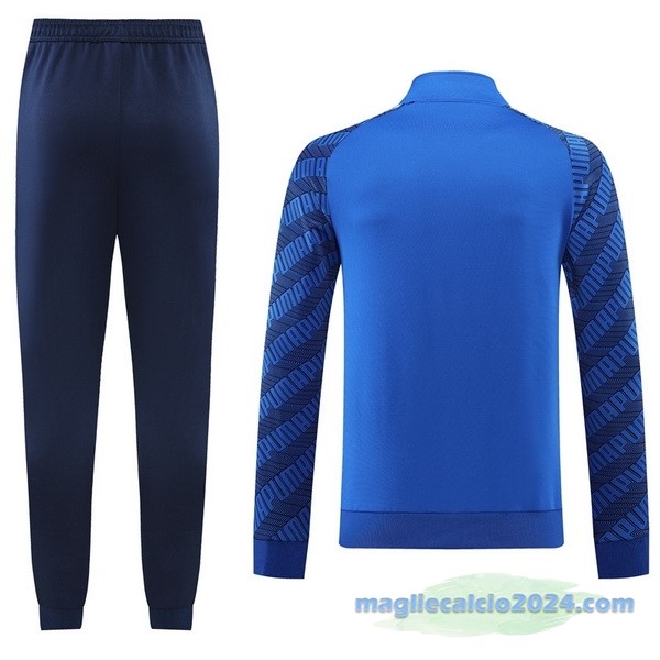 Set Completo Ropa Deportiva Con Cremallera Larga PUMA 2022 2023 Azul Poco Prezzo