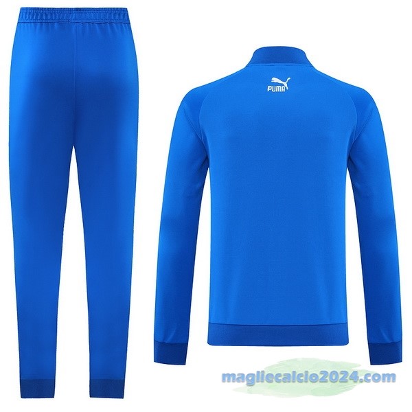 Set Completo Ropa Deportiva Con Cremallera Larga PUMA 2022 2023 I Azul Poco Prezzo