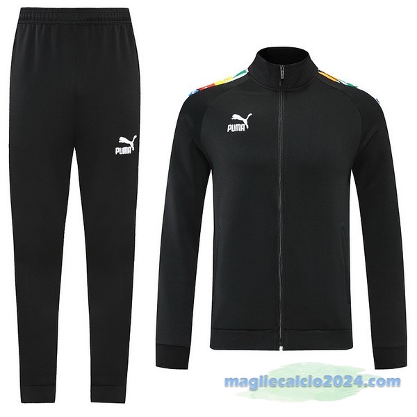 Set Completo Ropa Deportiva Con Cremallera Larga PUMA 2022 2023 Nero Poco Prezzo