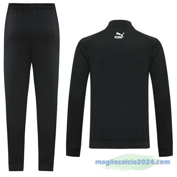 Set Completo Ropa Deportiva Con Cremallera Larga PUMA 2022 2023 Nero Poco Prezzo