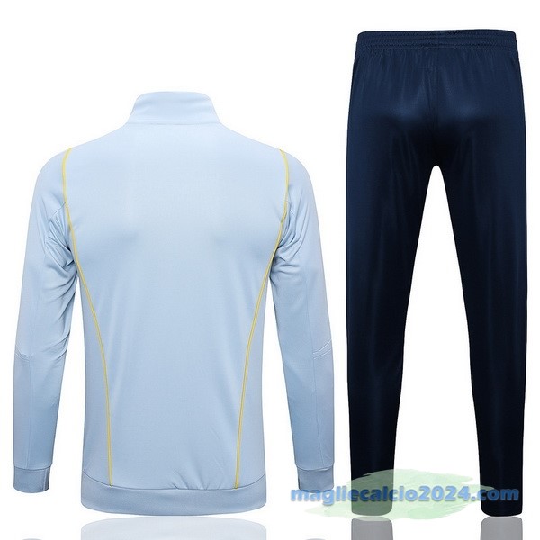 Set Completo Ropa Deportiva Con Cremallera Larga Spagna 2022 Azul Rosso Poco Prezzo