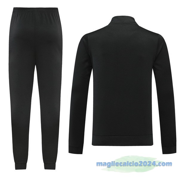 Set Completo Ropa Deportiva Con Cremallera Larga adidas 2022 2023 Nero Poco Prezzo
