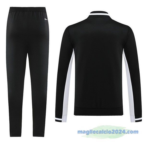 Set Completo Ropa Deportiva Con Cremallera Larga adidas 2023 Nero Poco Prezzo