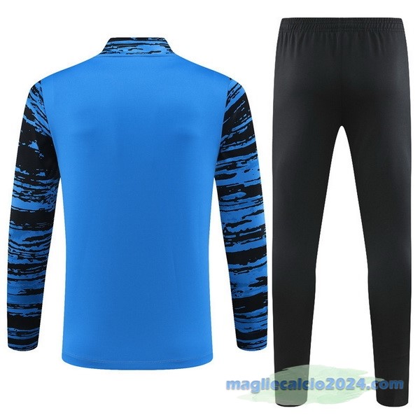 Set Completo Sudadera Formazione Al Nassr 2022 2023 Azul I Nero Poco Prezzo