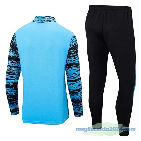 Set Completo Sudadera Formazione Al Nassr 2022 2023 Azul Nero Poco Prezzo