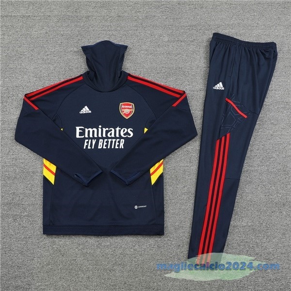 Set Completo Sudadera Formazione Arsenal 2022 2023 Azul III Navy Poco Prezzo