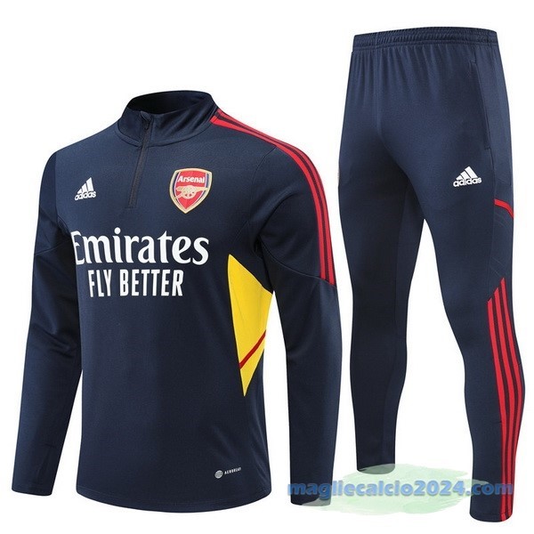 Set Completo Sudadera Formazione Arsenal 2022 2023 Azul II Navy Poco Prezzo