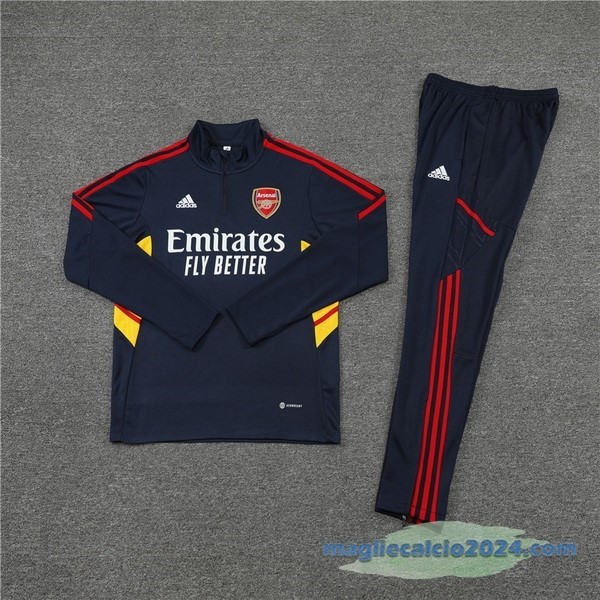 Set Completo Sudadera Formazione Arsenal 2022 2023 Azul II Navy Poco Prezzo