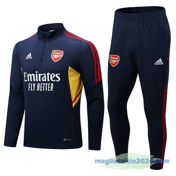 Set Completo Sudadera Formazione Arsenal 2022 2023 Azul I Navy Poco Prezzo