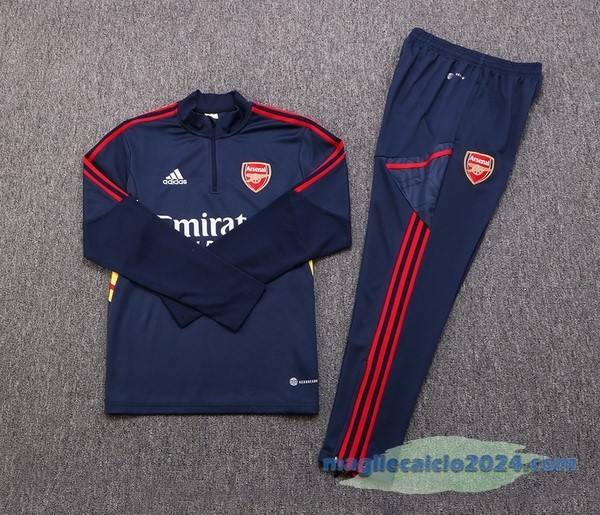 Set Completo Sudadera Formazione Arsenal 2022 2023 Azul I Navy Poco Prezzo