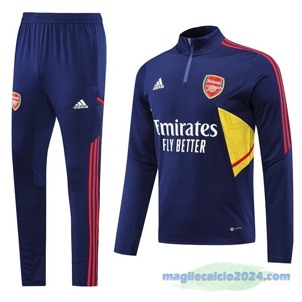 Set Completo Sudadera Formazione Arsenal 2022 2023 Azul Navy Poco Prezzo