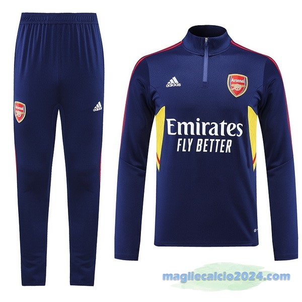 Set Completo Sudadera Formazione Arsenal 2022 2023 Azul Navy Poco Prezzo