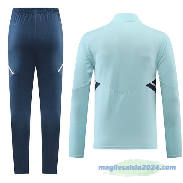 Set Completo Sudadera Formazione Arsenal 2022 2023 Azul Verde Poco Prezzo