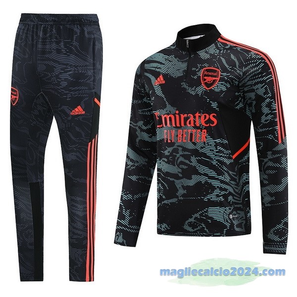 Set Completo Sudadera Formazione Arsenal 2022 2023 Verde I Nero Poco Prezzo