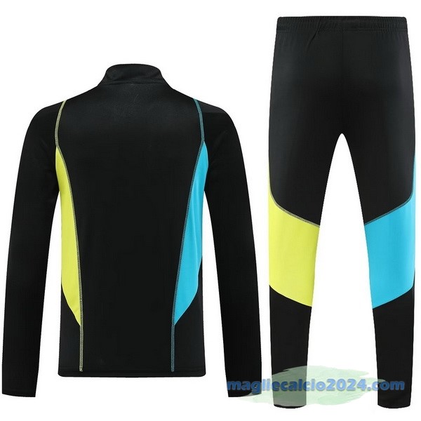 Set Completo Sudadera Formazione Arsenal 2023 2024 Giallo Nero Poco Prezzo