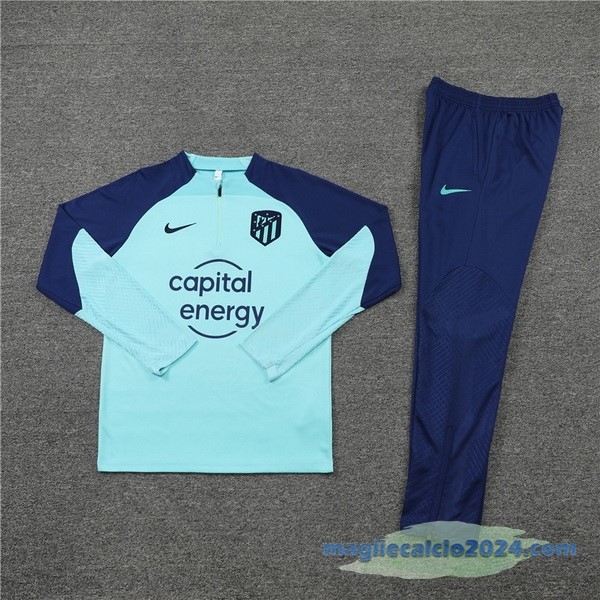 Set Completo Sudadera Formazione Atlético Madrid 2022 2023 Azul Poco Prezzo