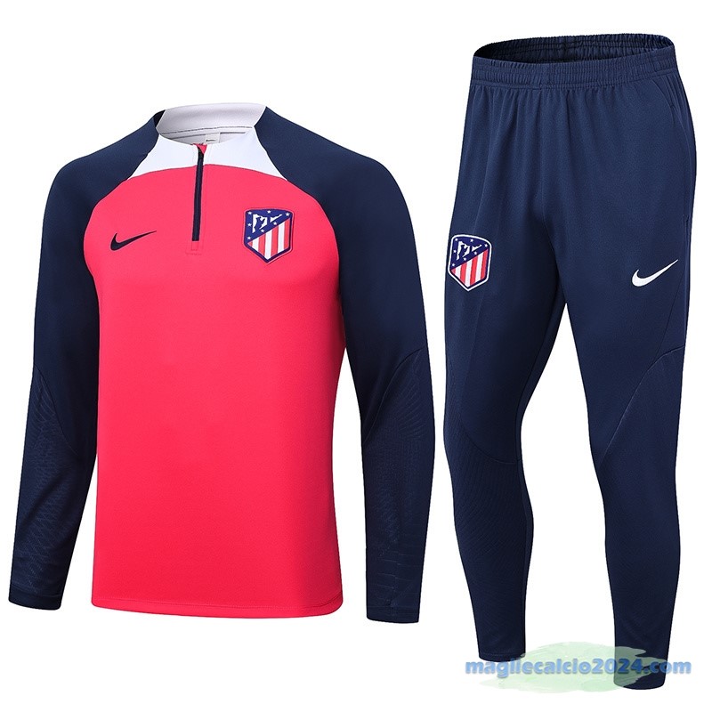 Set Completo Sudadera Formazione Atlético Madrid 2023 2024 Rosso Azul Poco Prezzo