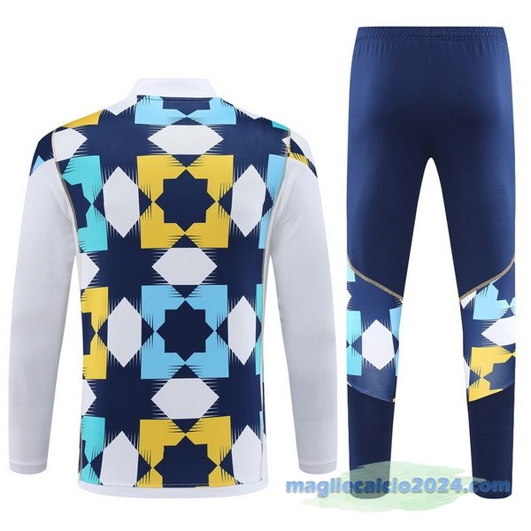 Set Completo Sudadera Formazione Bambino Algeria 2023 Bianco I Azul Poco Prezzo