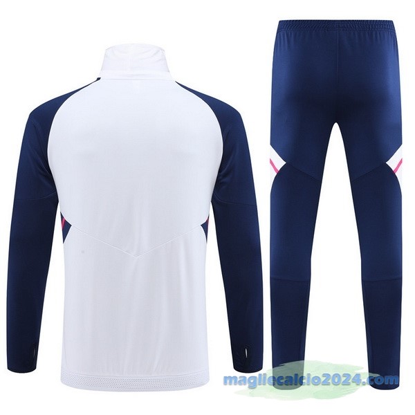 Set Completo Sudadera Formazione Bambino Arsenal 2022 2023 Bianco I Azul Navy Poco Prezzo