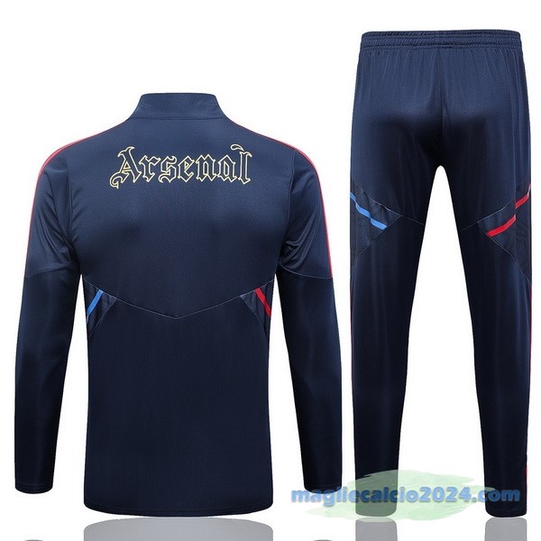 Set Completo Sudadera Formazione Bambino Arsenal 2023 2024 Azul Navy Poco Prezzo
