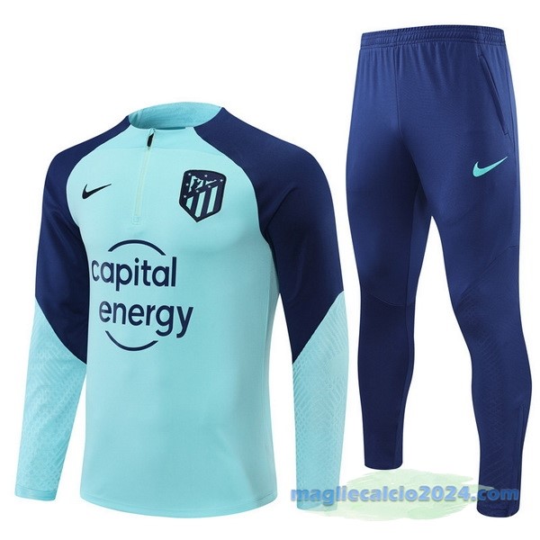 Set Completo Sudadera Formazione Bambino Atlético Madrid 2022 2023 Azul Poco Prezzo