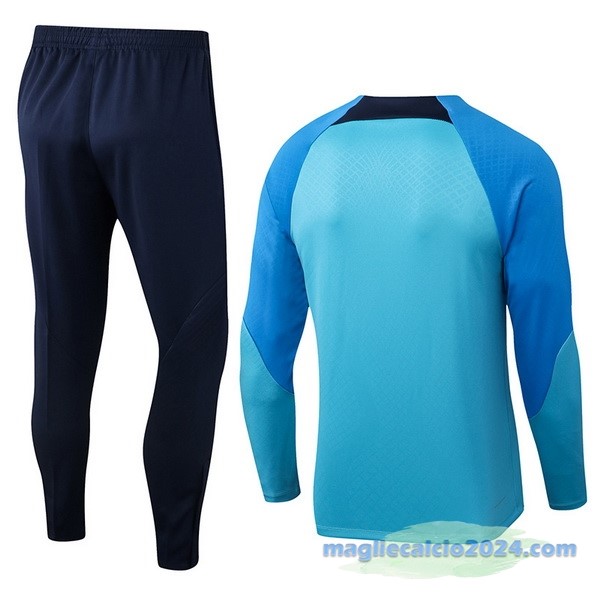 Set Completo Sudadera Formazione Bambino Barcelona 2022 2023 Azul I Verde Poco Prezzo