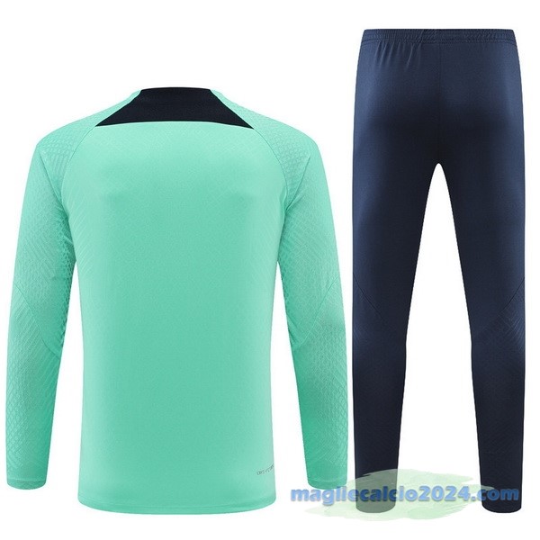 Set Completo Sudadera Formazione Bambino Chelsea 2022 2023 Verde Azul Poco Prezzo