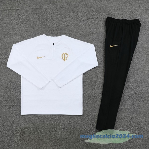 Set Completo Sudadera Formazione Bambino Corinthians Paulista 2023 2024 I Bianco Poco Prezzo