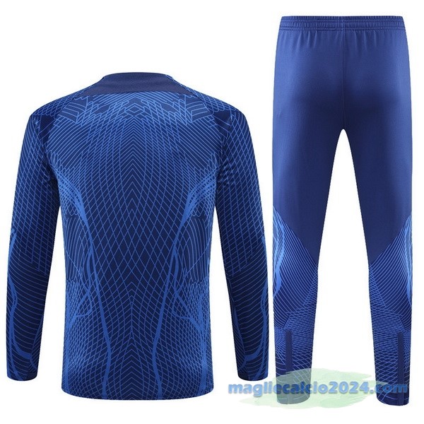 Set Completo Sudadera Formazione Bambino Francia 2022 Azul I Navy Poco Prezzo
