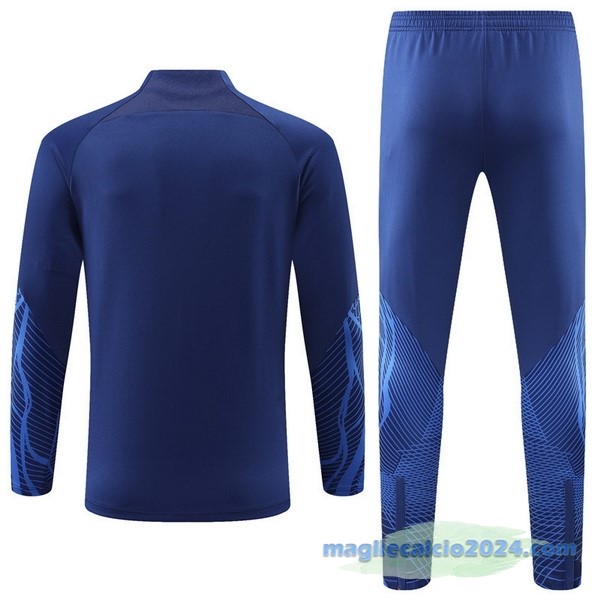 Set Completo Sudadera Formazione Bambino Francia 2022 Azul Navy Poco Prezzo