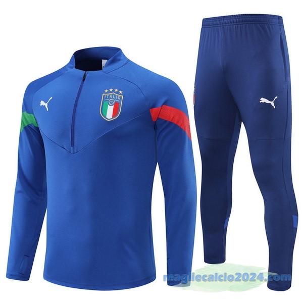 Set Completo Sudadera Formazione Bambino Italia 2022 II Azul Poco Prezzo