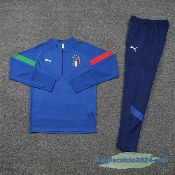 Set Completo Sudadera Formazione Bambino Italia 2022 II Azul Poco Prezzo