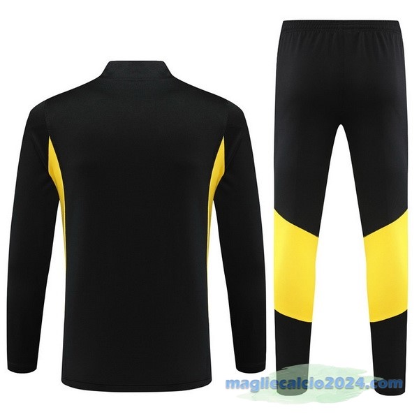 Set Completo Sudadera Formazione Bambino Juventus 2023 2024 Nero Giallo Poco Prezzo