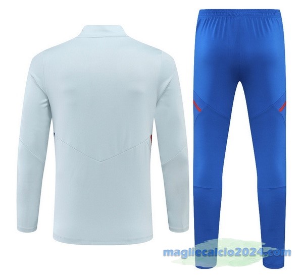 Set Completo Sudadera Formazione Bambino Lyon 2022 2023 Grigio Azul Poco Prezzo