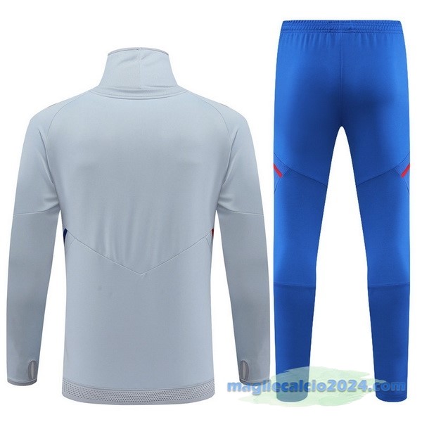 Set Completo Sudadera Formazione Bambino Lyon 2022 2023 Grigio I Azul Poco Prezzo