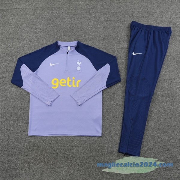 Set Completo Sudadera Formazione Bambino Tottenham Hotspur 2023 2024 Purpureo Azul Poco Prezzo