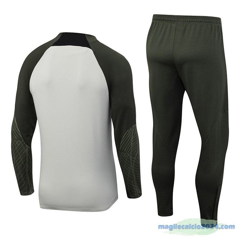 Set Completo Sudadera Formazione Barcelona 2023 2024 Giallo Verde Poco Prezzo