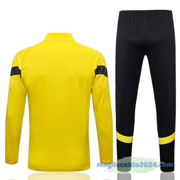 Set Completo Sudadera Formazione Borussia Dortmund 2022 2023 Giallo Nero Poco Prezzo