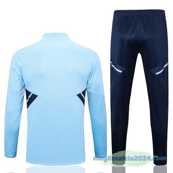 Set Completo Sudadera Formazione Cruzeiro 2022 2023 Azul Luce Poco Prezzo